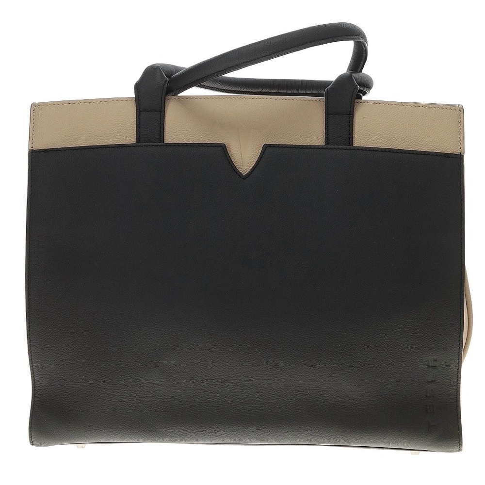 Authentic Rare Tesla leather executive tote